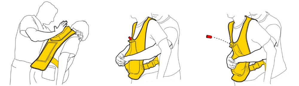 chaleco simulador de la maniobra de heimlich